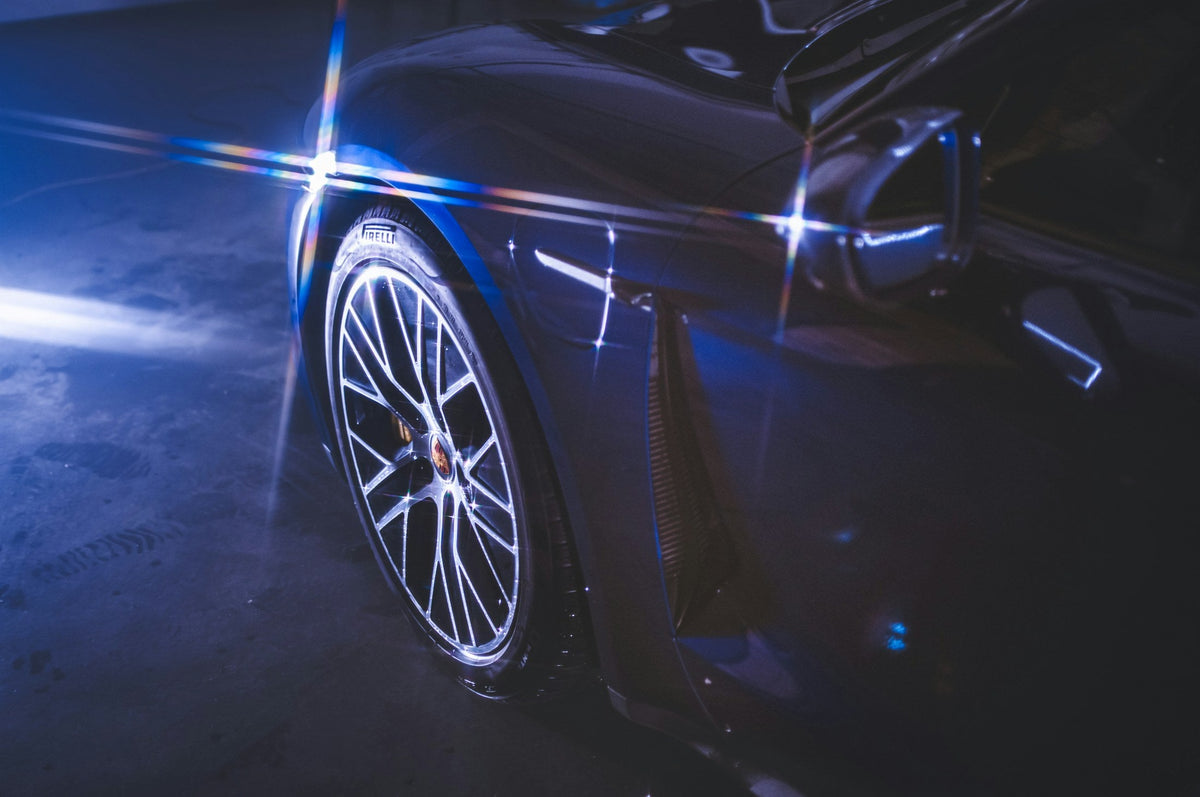 Automotive wheel and tire detail