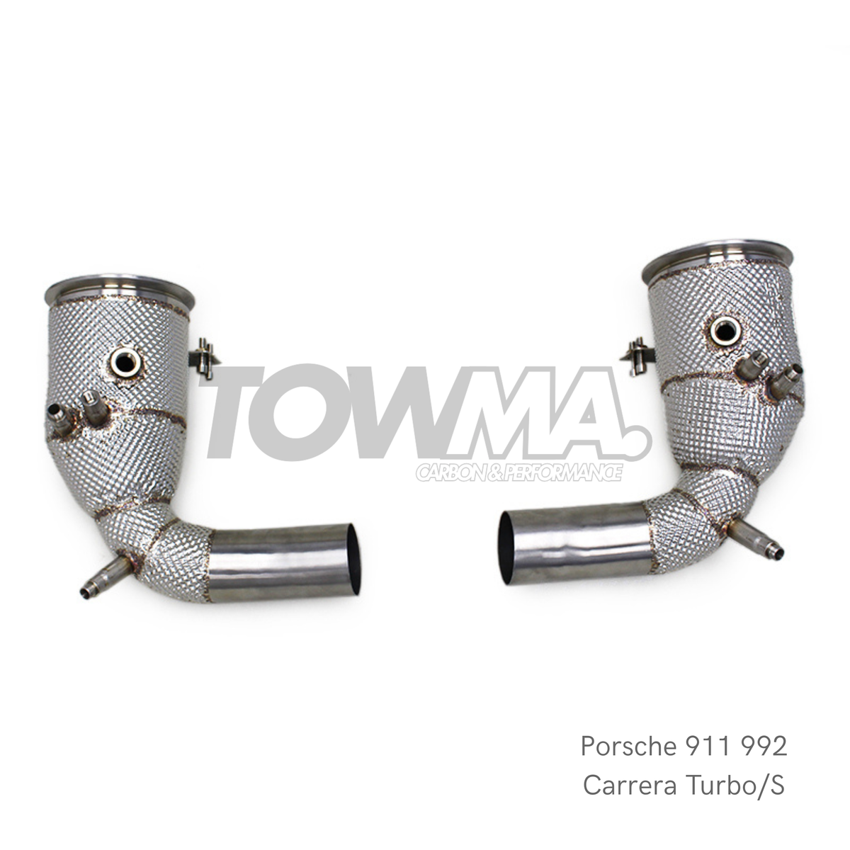 TOWMA. – Porsche 911 (992) Turbo/S Downpipe