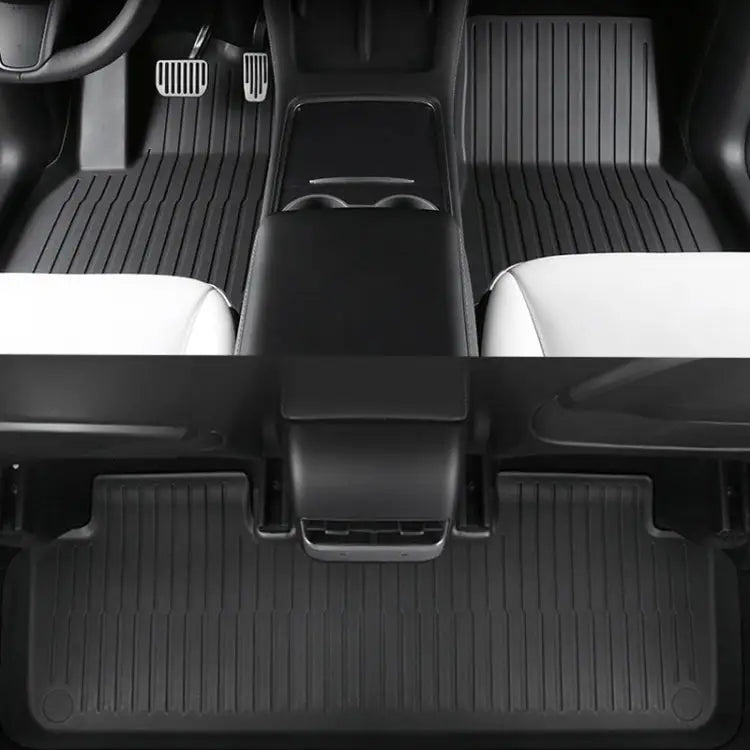 3pcs /Set For Tesla Model 3 TPE Injection Car Foot Mats Interior Accessories
