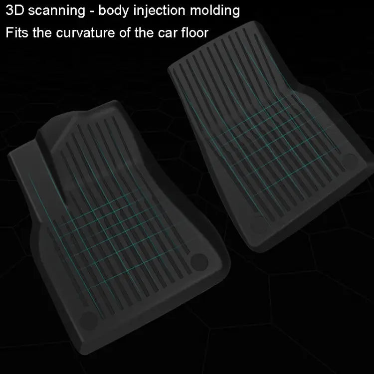 Tesla Model Y TPE Floor Mat Set — 3-Piece