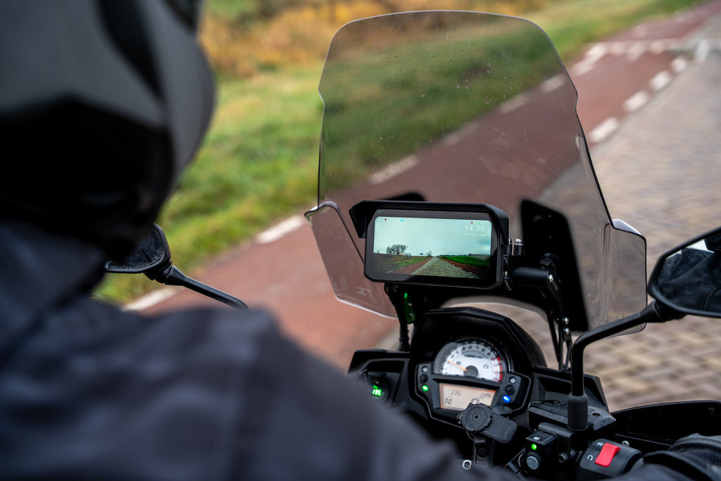 MotoMerce Vision Drive 6.25” Motorcycle Display — CarPlay / Android Auto