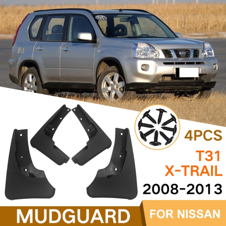 Spatlappen Set Nissan X-Trail T31 (2008–2013) – 4-delig
