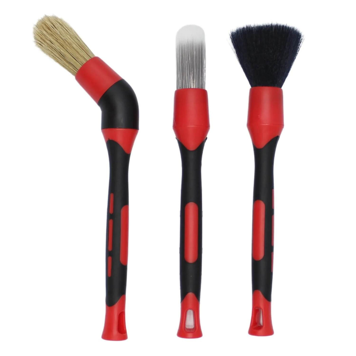 Car Detailing Brush Set – 3 Pieces