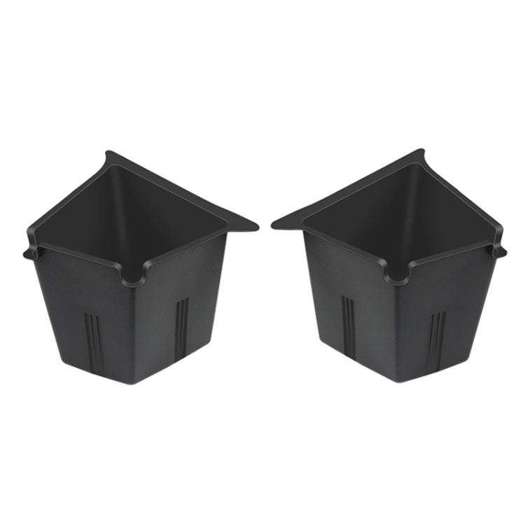 Tesla Model Y Trunk Side Storage Box Set — Open (2021–2023)