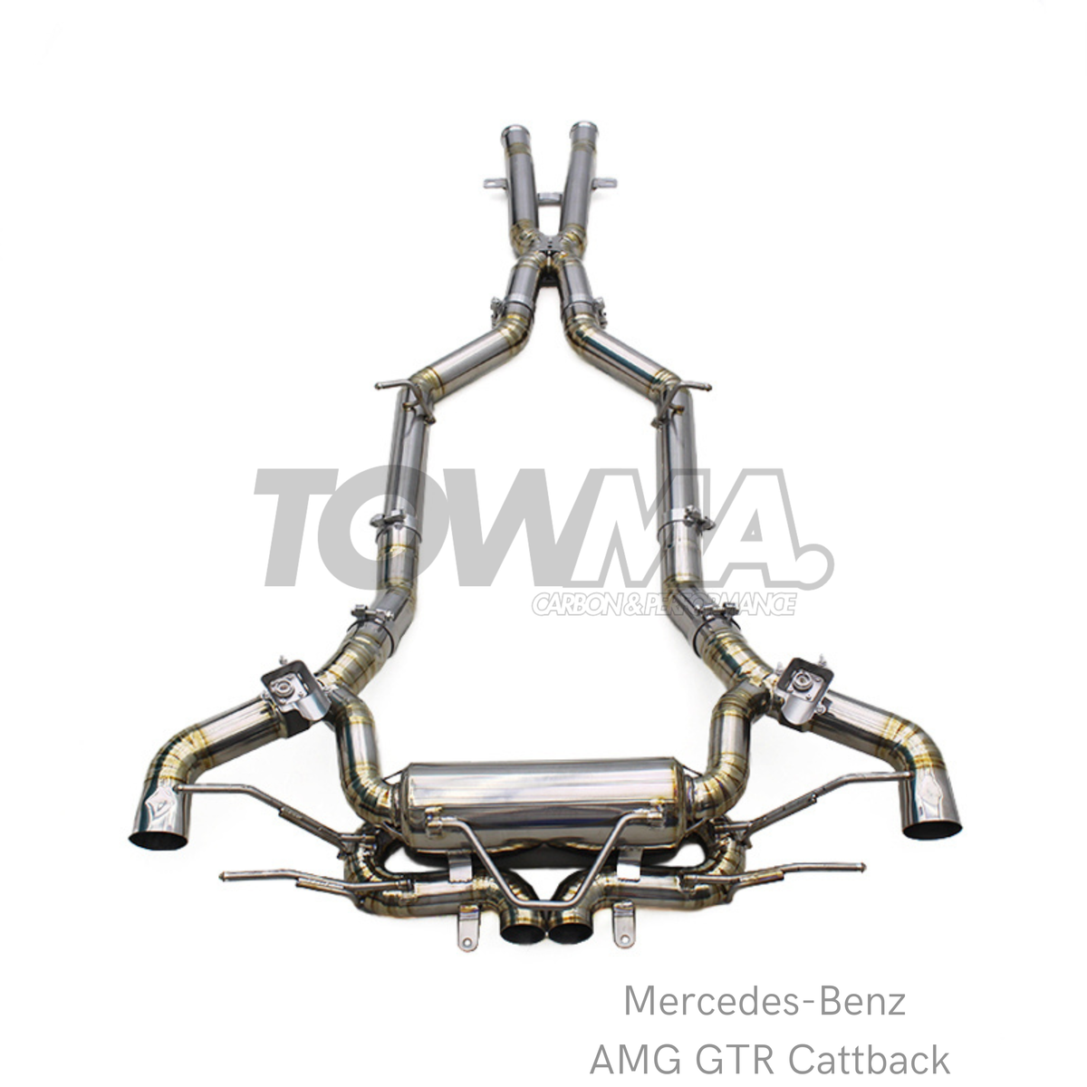 TOWMA. – Mercedes-Benz AMG GTR R190 Valved Cat-Back Exhaust System