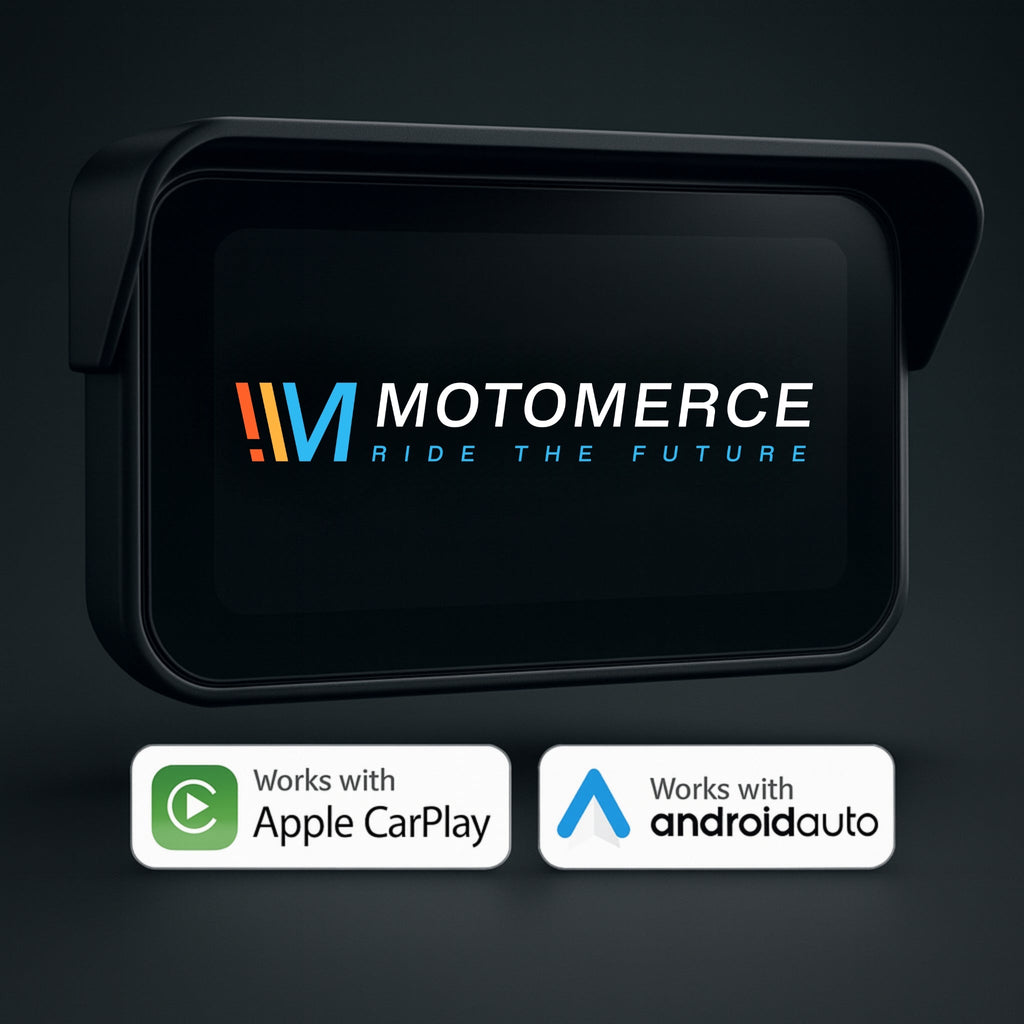 MotoMerce Vision Drive 6.25” Motorcycle Display — CarPlay / Android Auto — detail view 3