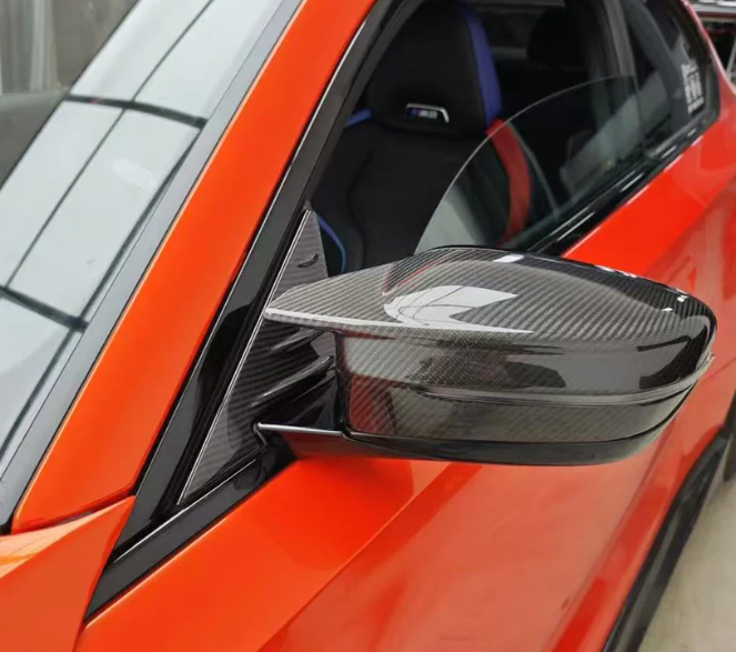 BMW G87 M2 Carbon Fiber Window Triangle Mirror Side trim