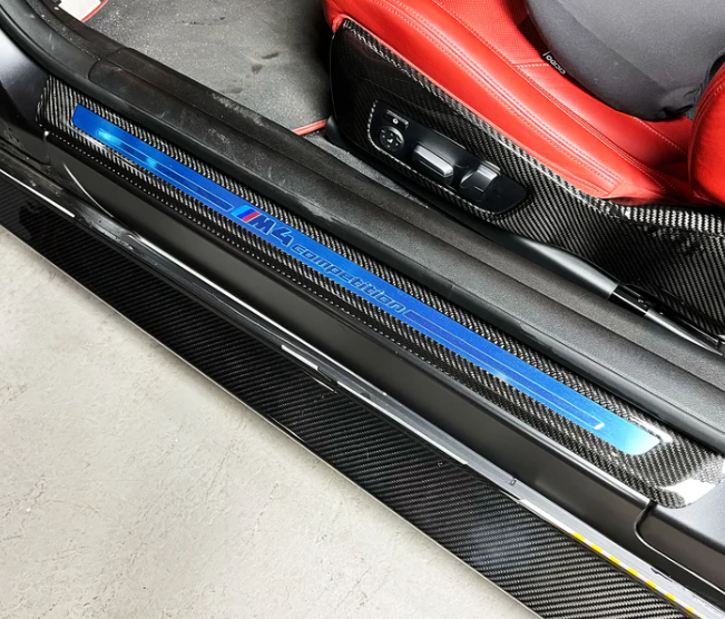 BMW G20/G21/G22/G23/G26/G42/G87/G80/G82/G83 Prepreg Carbon Door Sill 2pcs