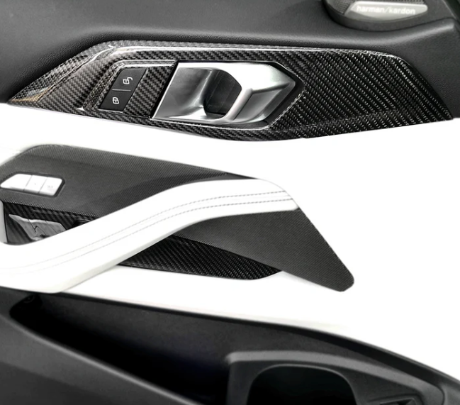 BMW M4 G82 Prepreg Carbon Door Inner Parts 4pcs — detail view 11