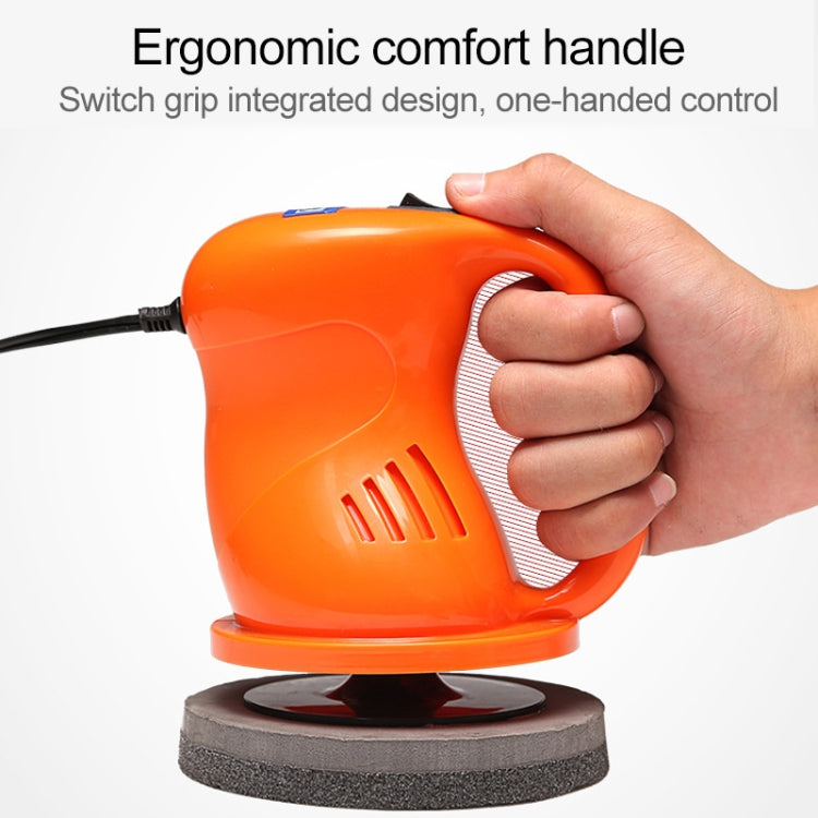 Compacte Elektrische Auto Polijstmachine – Oranje