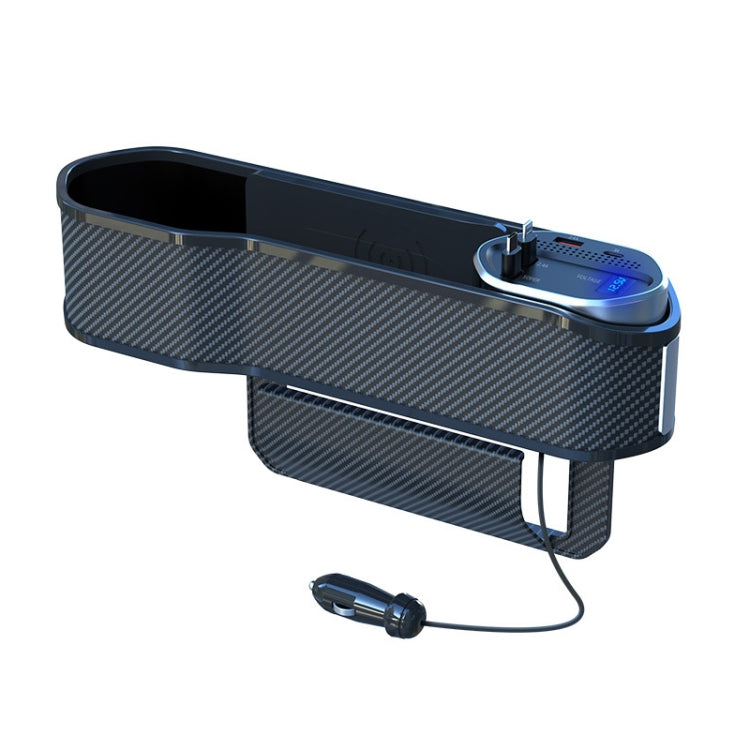 Wireless Charging Seat-Gap Organizer — Digital Display