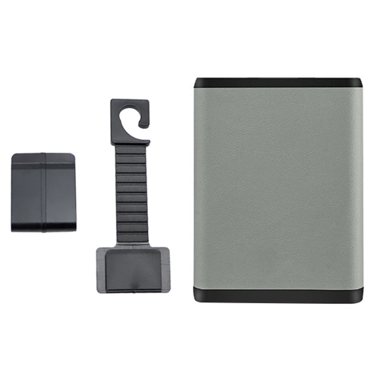 Universal Car Seat-Back Storage Bin — Gray