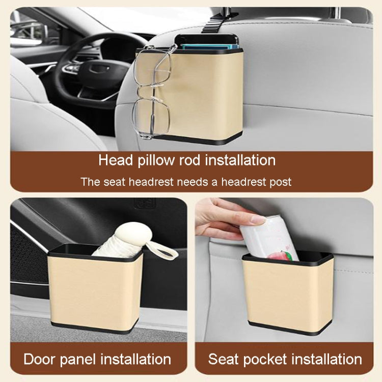 Universal Car Seat-Back Storage Bin — Gray