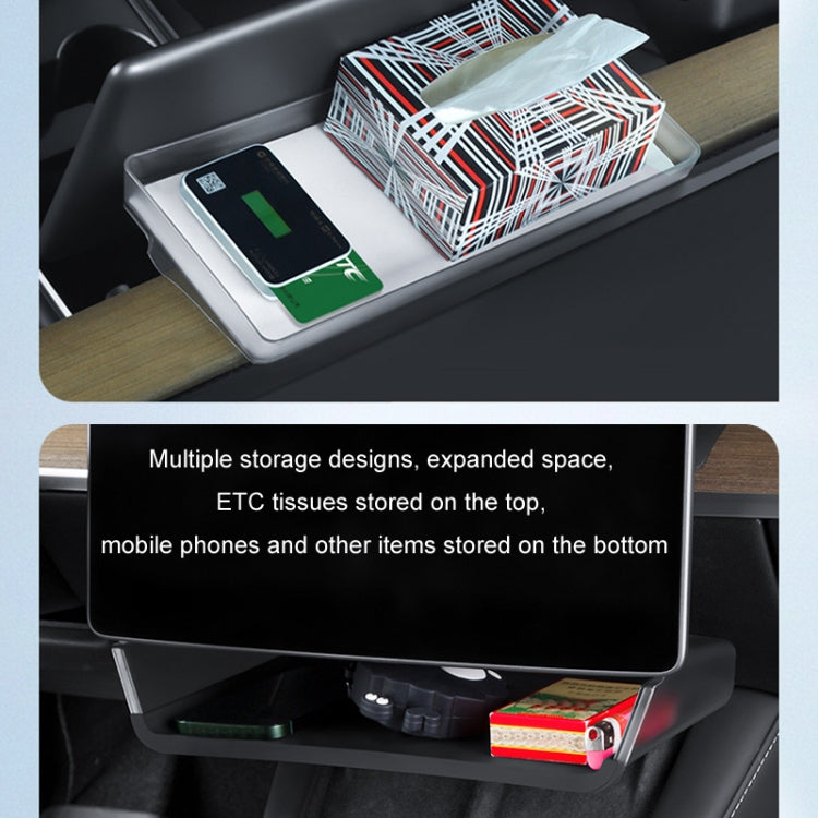 Tesla Model 3 / Model Y Screen Storage Box — Black