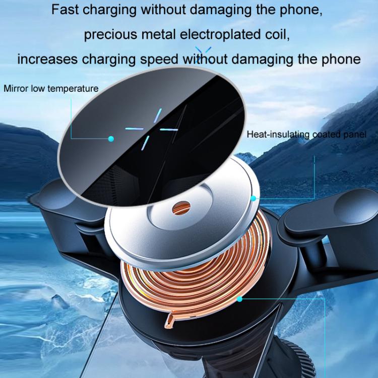 15W Wireless Car Charging Mount — Air Vent
