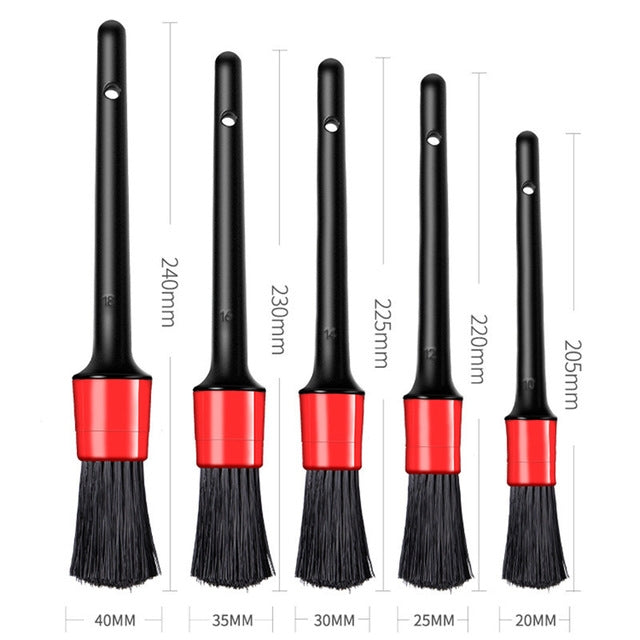 5-Piece Car Detailing Brush Set
