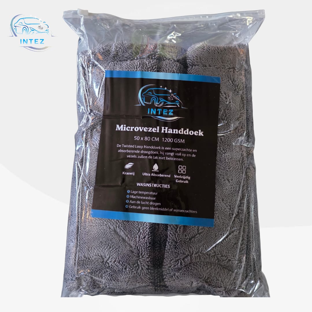 Intez Premium Drying Towel — 50×80 cm, 1200 GSM