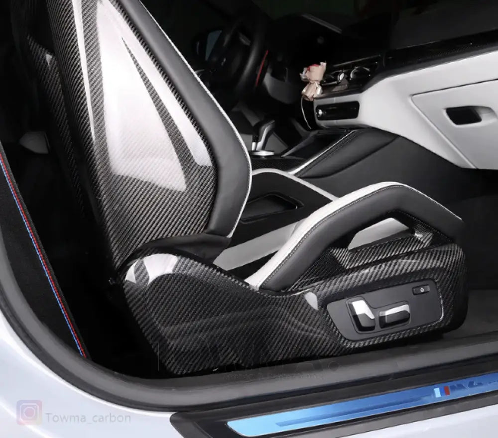 BMW G87 Carbon Fiber Side Seat Cover