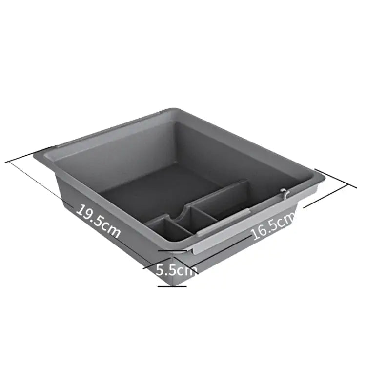 Tesla Model 3 / Model Y Center Armrest Storage Tray — Black