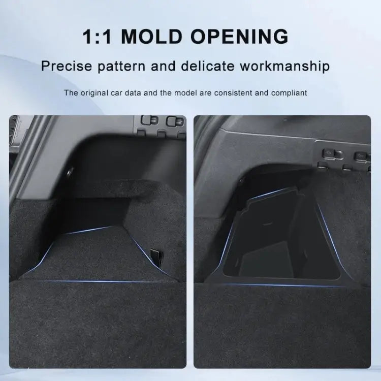 Tesla Model Y Trunk Side Storage Box Set — With Covers (2021–2023)