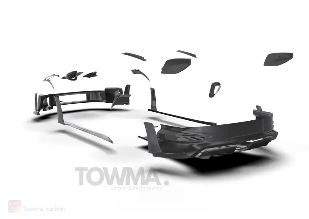 TOWMA. - 911 992 GT3RS OEM Dry Carbon Fiber Body Kit